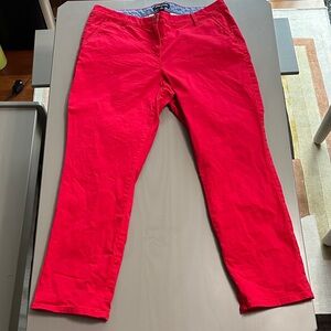 Nautica Women's Straight Leg Jeans in Red
